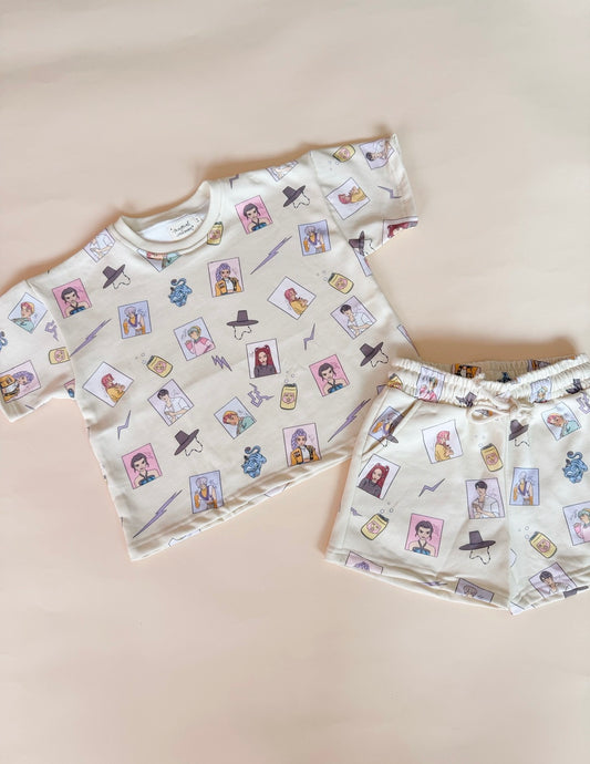 KPOP French Terry Oversized Two Piece Set