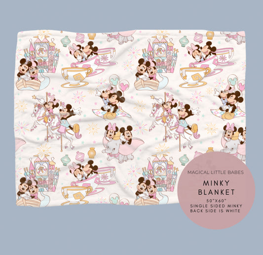 Its A Small Mouse Minky Blanket *READY TO SHIP*