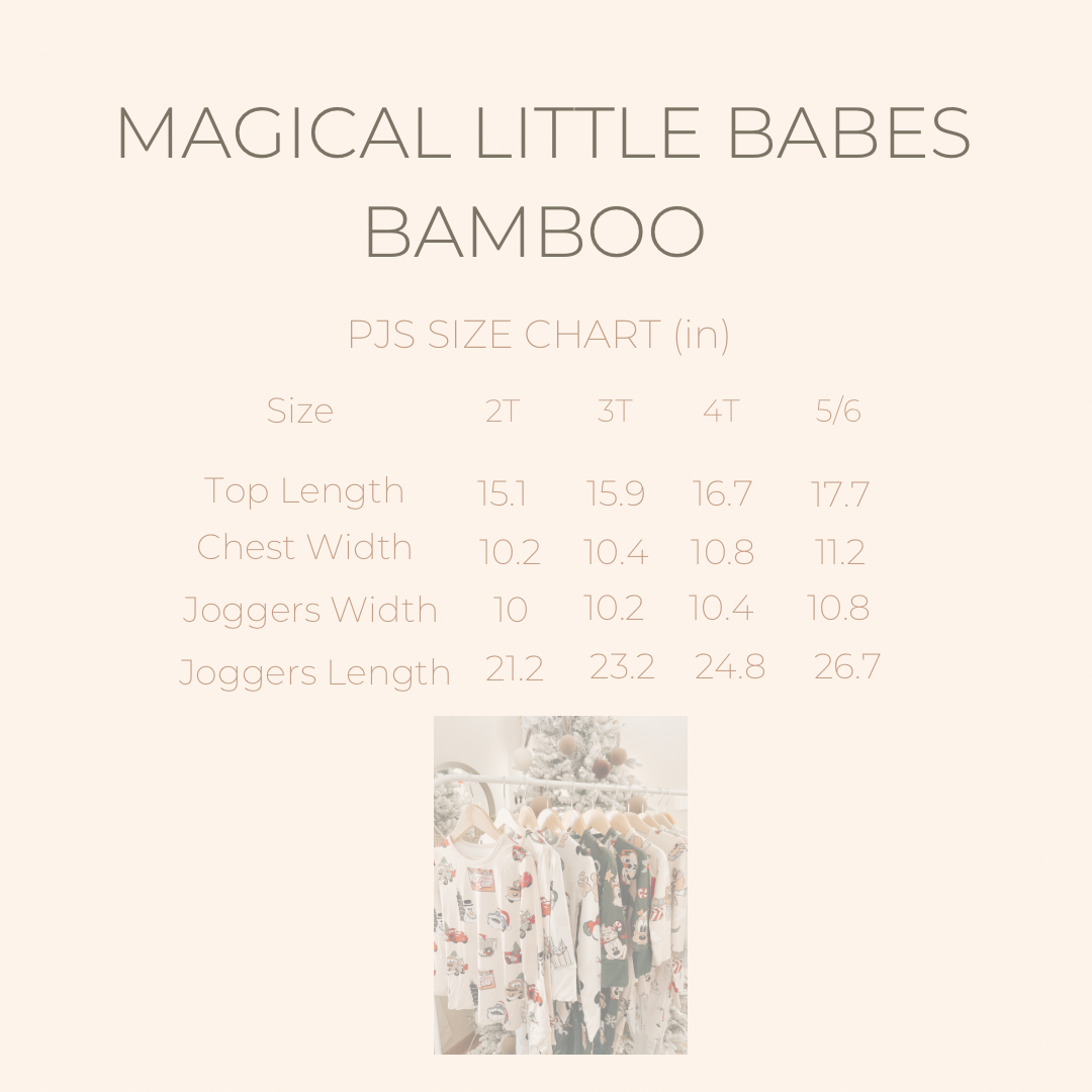 Holiday Magic Bamboo PJs*READY TO SHIP