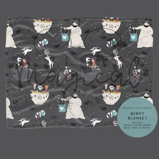 Nightmare Minky Blanket