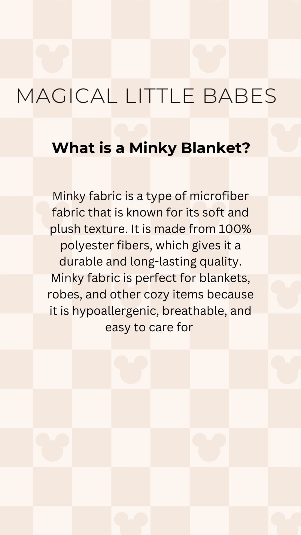 SAFARI MINKY BLANKET *READY TO SHIP