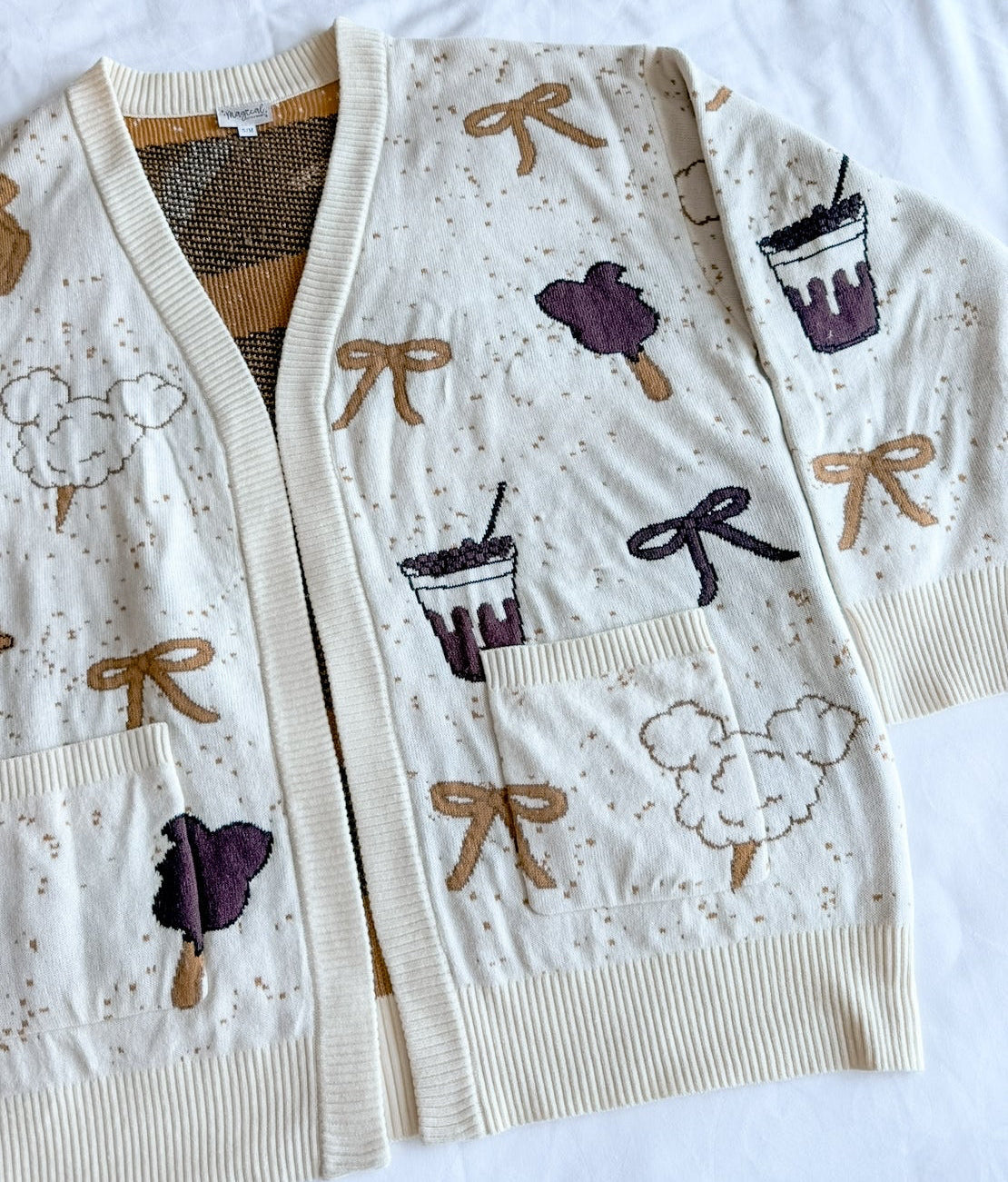 Neutral Snacks Lightweight Cardigan