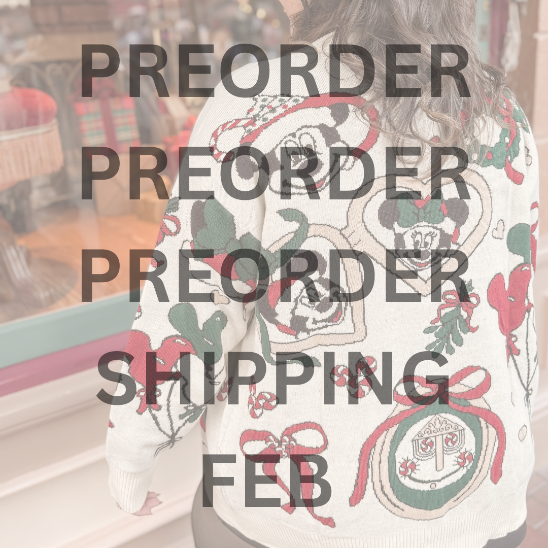 PREORDER SHIPPING IN FEB -Christmas Magic Lightweight Cardigan