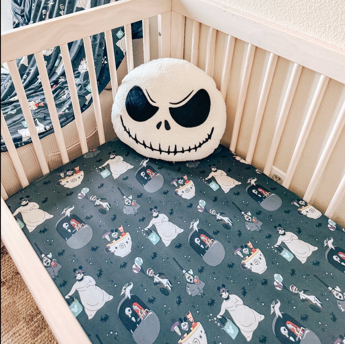 Nightmare In The Parks Bamboo Fitted Sheet *READY TO SHIP