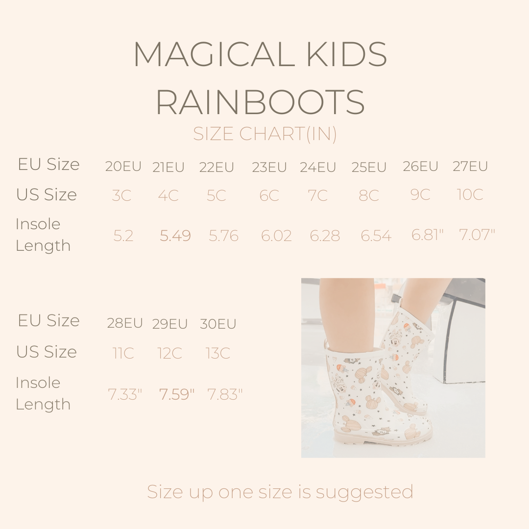 Magical Rainboots *READY TO SHIP