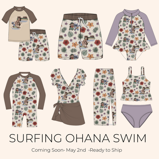 Surfing Ohana Swim *READY TO SHIP