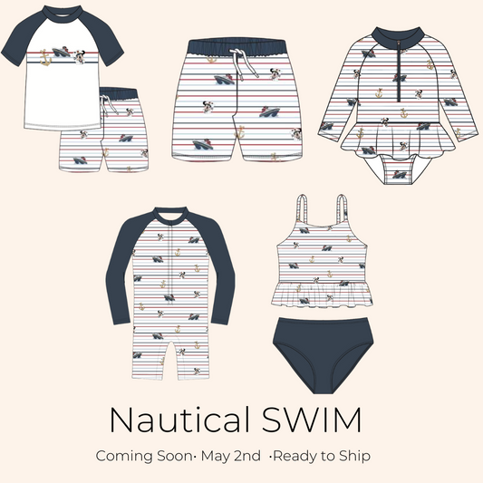Nautical Swim *READY TO SHIP