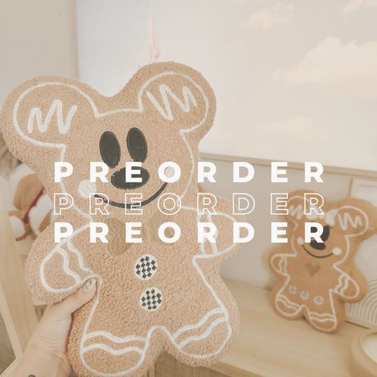 EARLY OCTOBER PREORDER GingerBread Pillows (couple sold together)