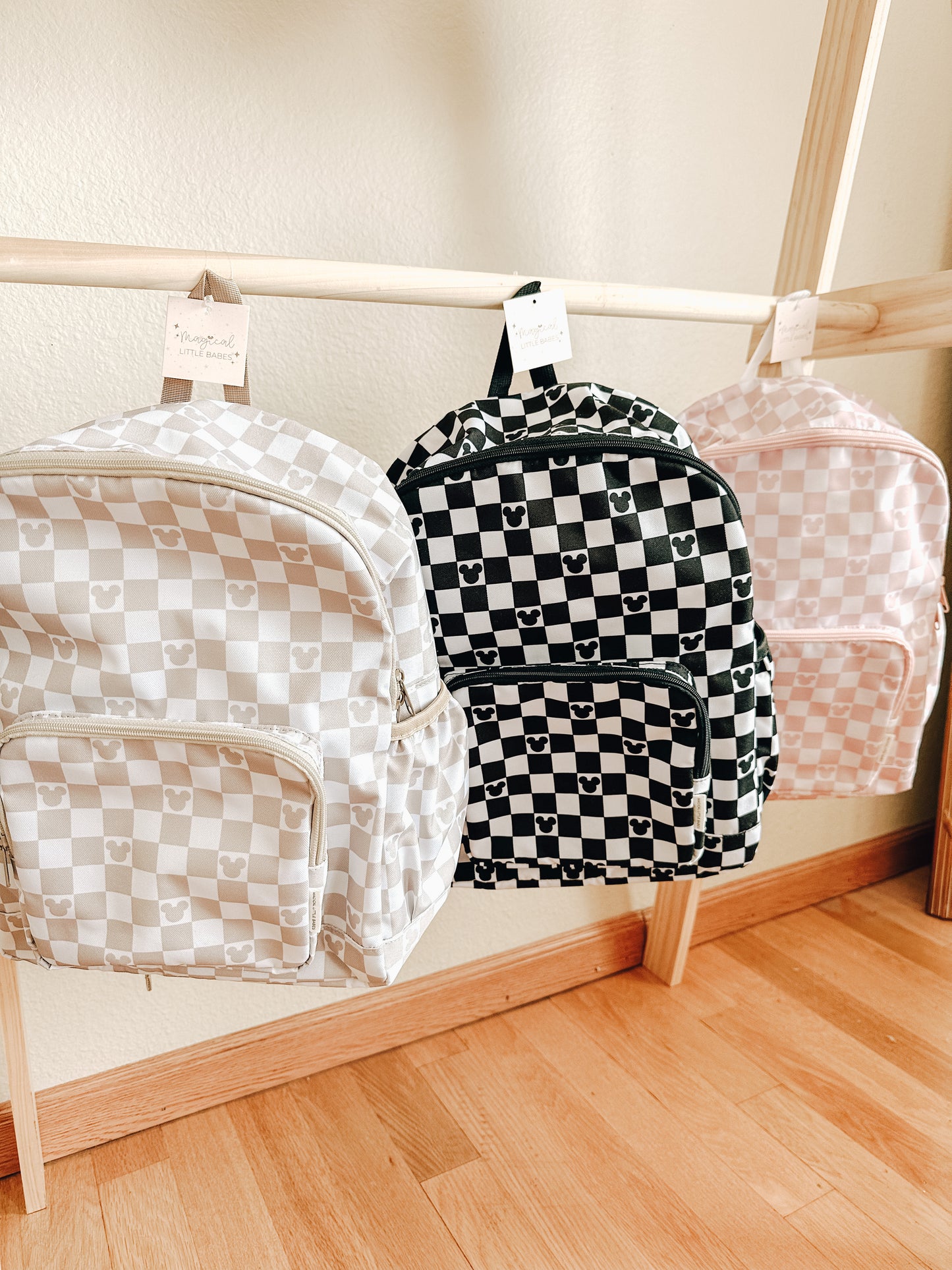 Magical Checkered Backpack/Lunch Bag * READY TO SHIP