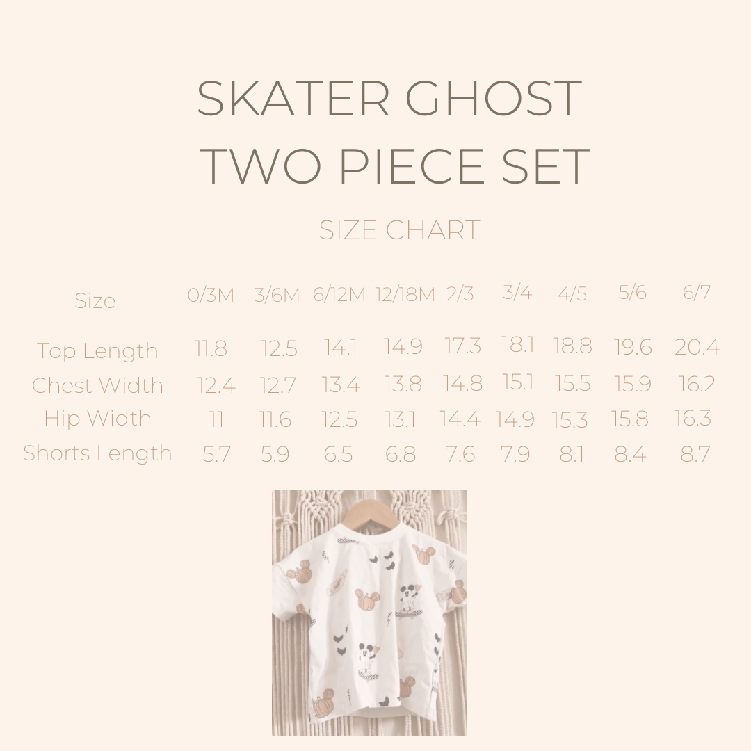 Skater Ghost Two Piece Set