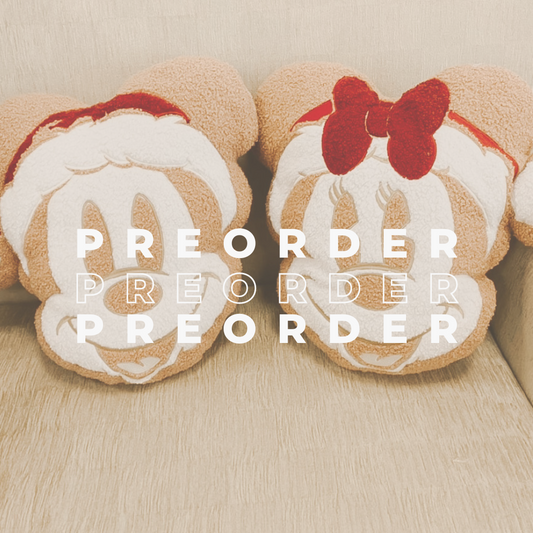END OF SEPTEMBER PREORDER Christmas Mouse Pillow