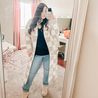 Magical Checkered Cardigan *READY TO SHIP