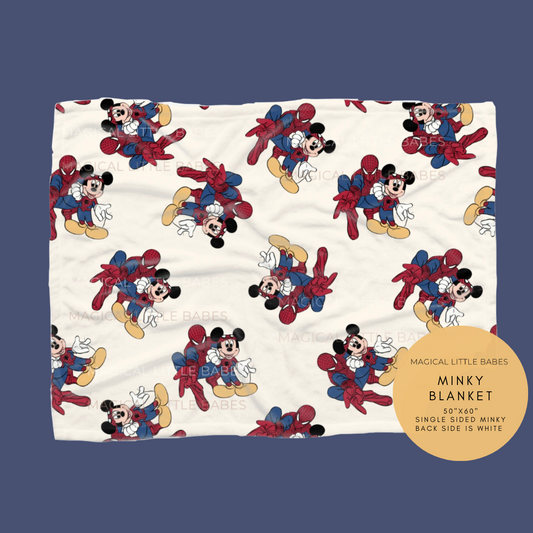 Spidey Duo Minky Blanket