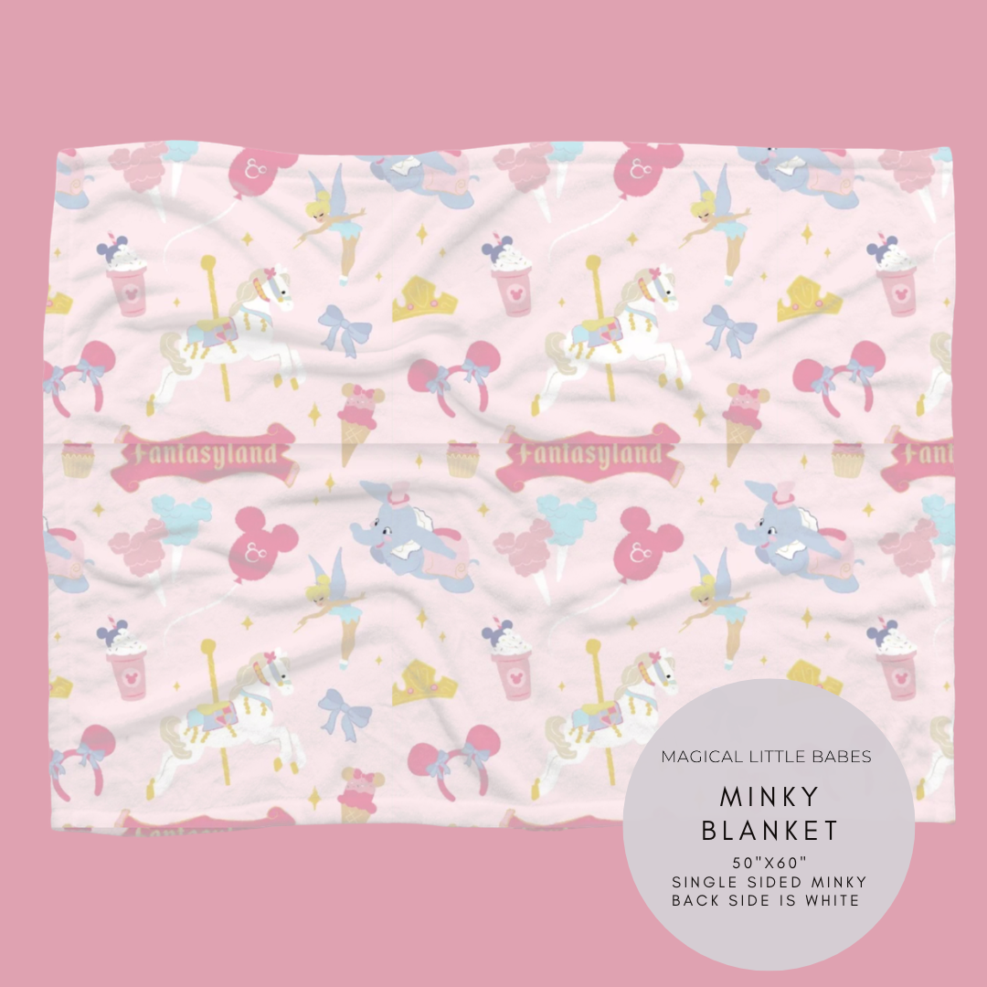 FANTASYLAND MINKY BLANKET