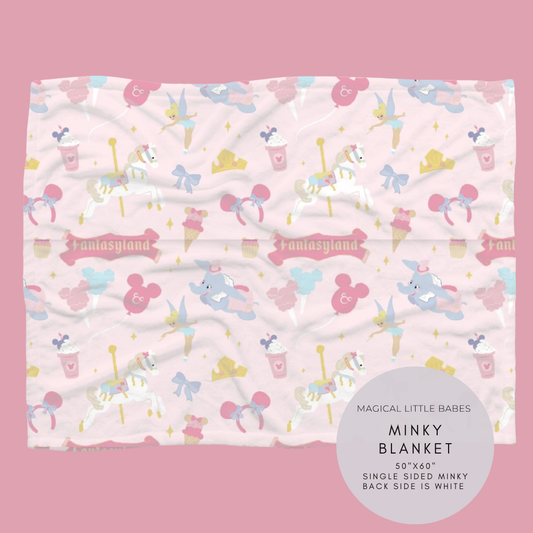 FANTASYLAND MINKY BLANKET