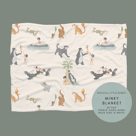Jungle Book Minky Blanket *READY TO SHIP