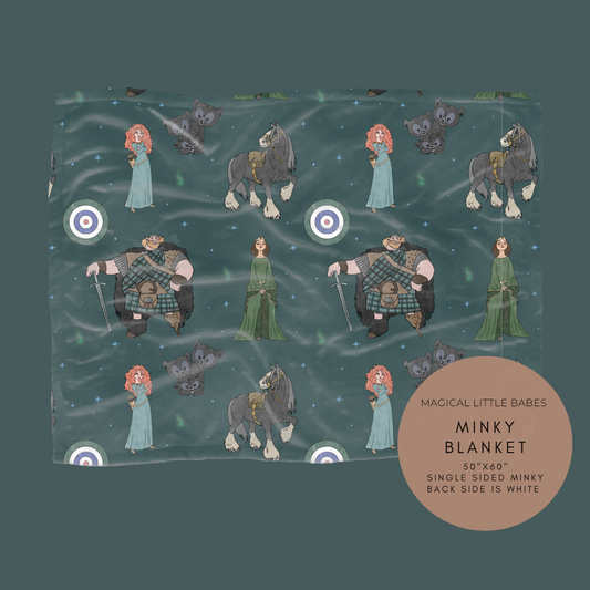 Brave Minky Blanket *READY TO SHIP